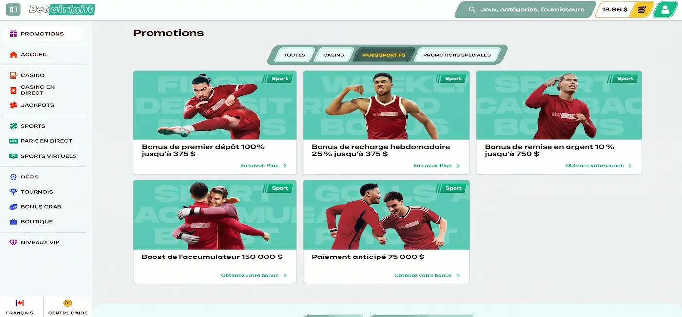 Betalright kasyno online